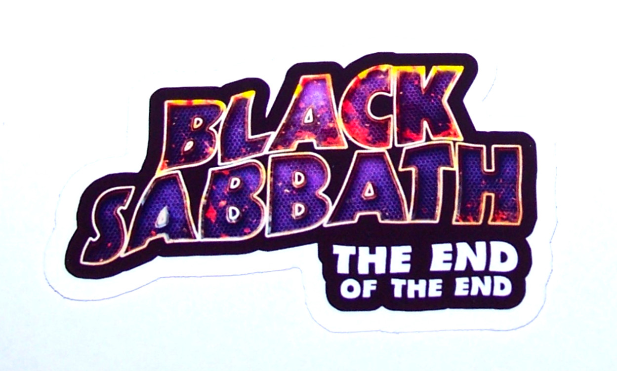 Black Sabbath Logo Die Cut Sticker Decal Official Heavy Metal Ozzy