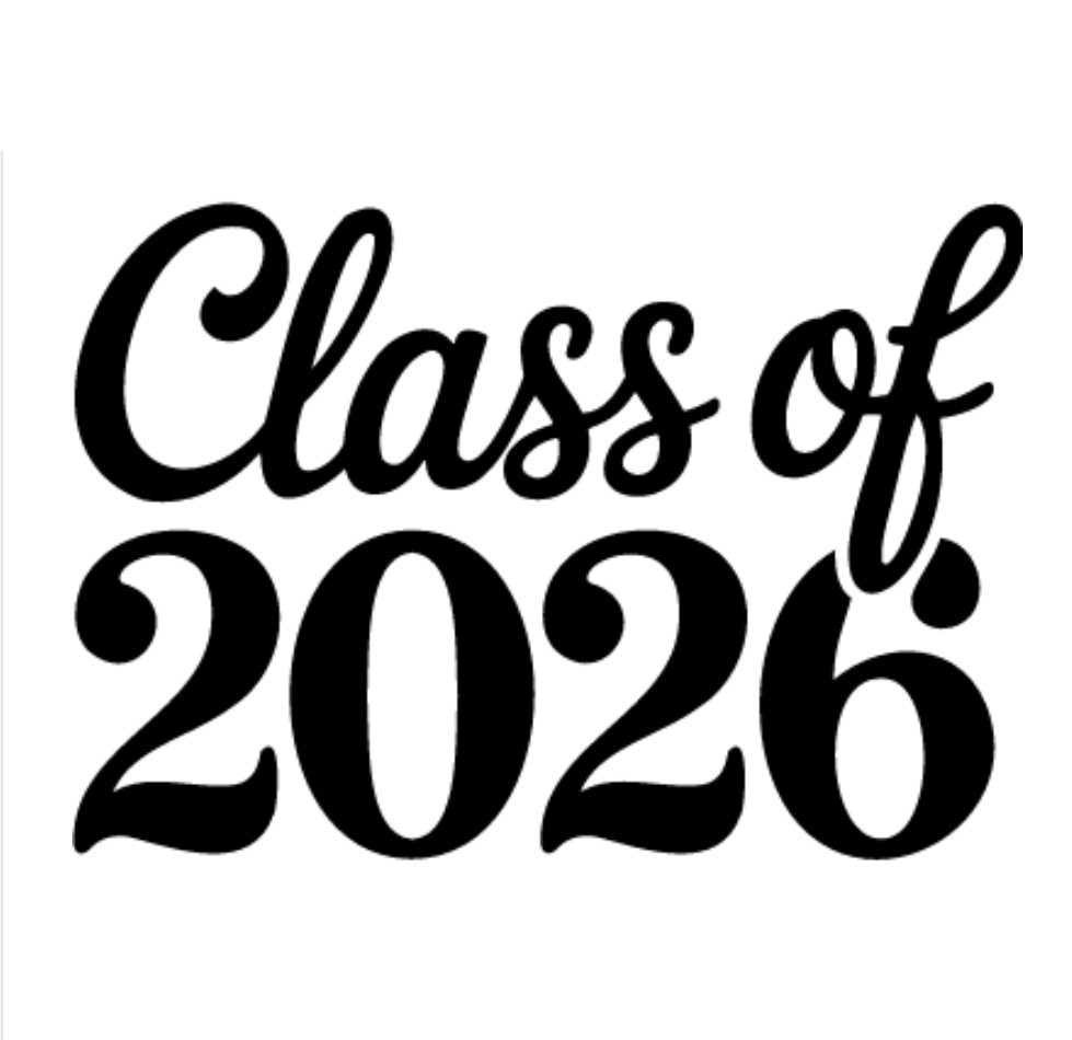 Class Of 2026 Heat Transfer Vinyl Iron On Image DIY Shirts Fabrics