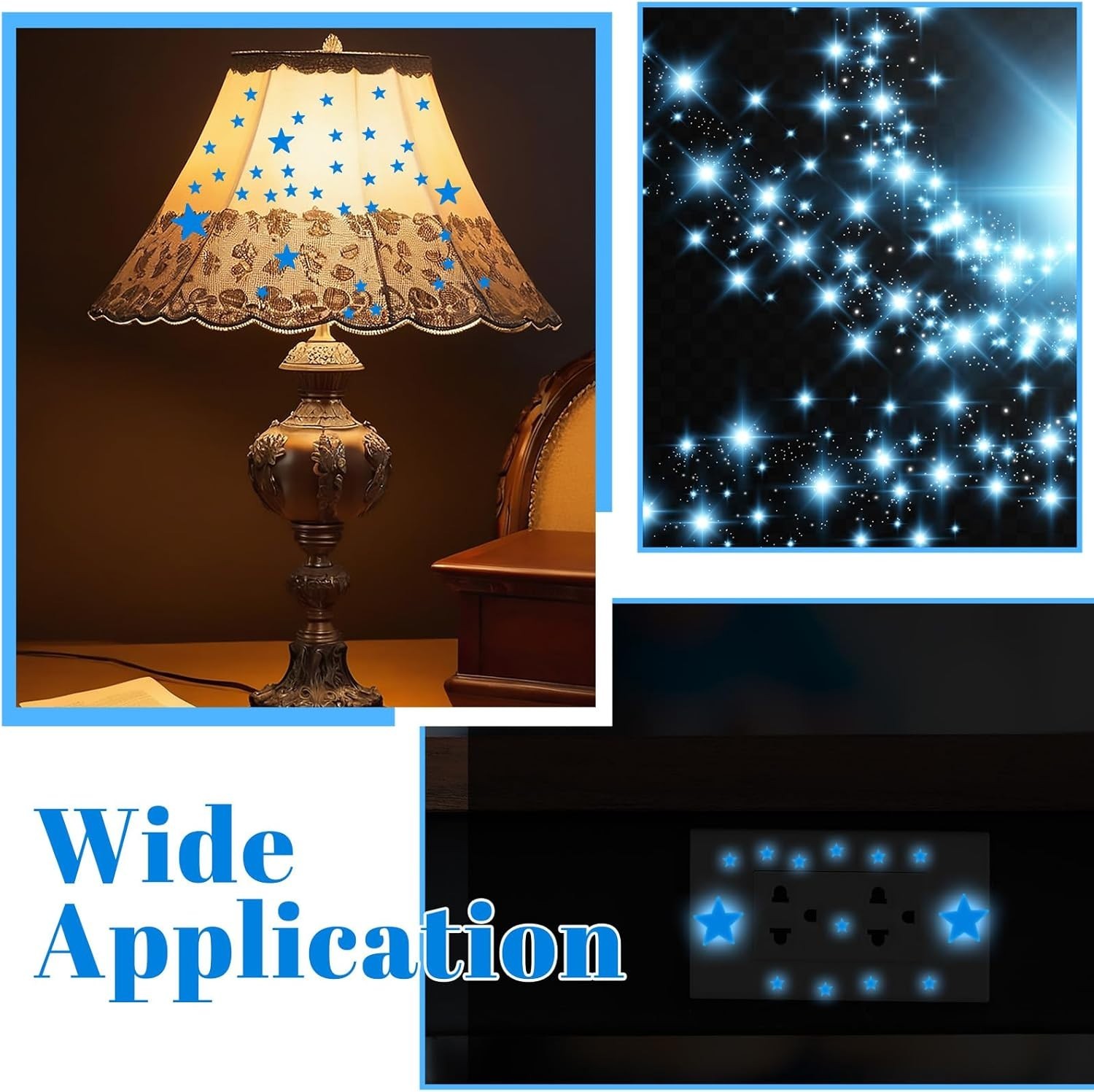 Glow in The Dark Stars Ceiling Stars Glow in The Dark Moon and Star Space Galaxy
