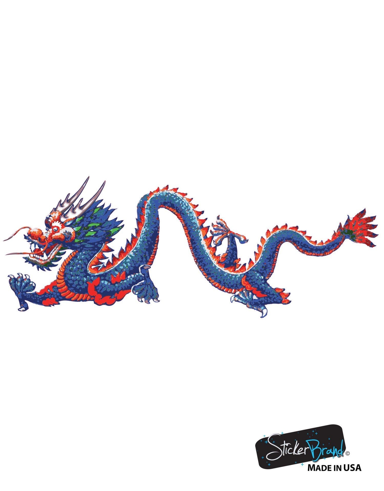Chinese Dragon Graphic Vinyl Wall Decal Sticker #MMartin147