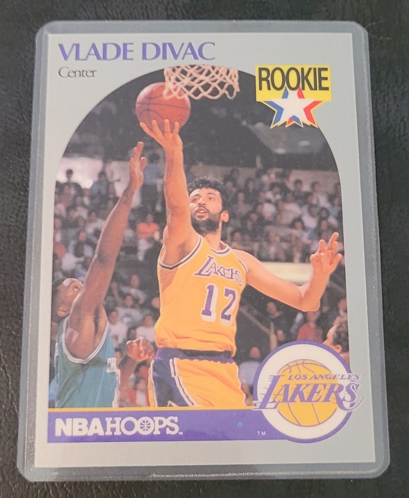 Vlade Divac Vintage Basketball Card HOF Fridge/Locker/Cabinet Laminated Magnet
