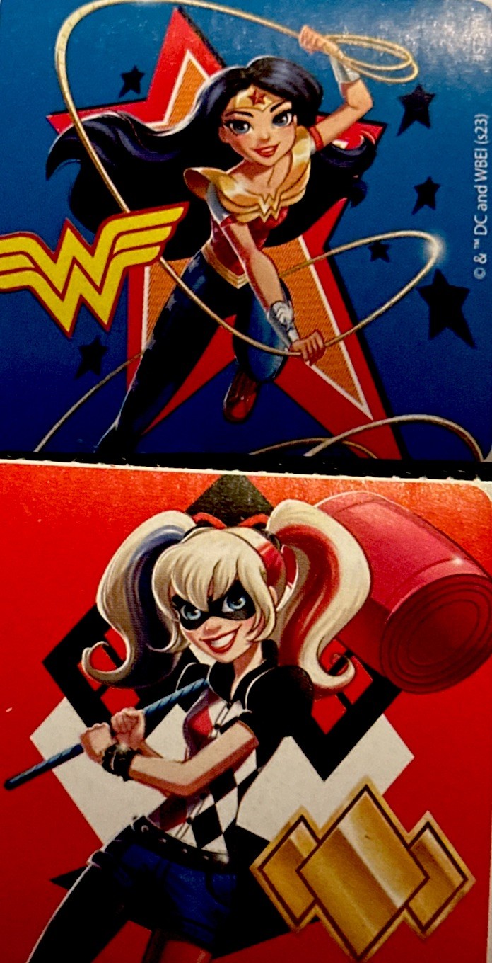 DC✨SEXY✨WONDEN WONDER✨❤️‍🔥✨HARLEY QUINN✨STICKERS✨2 1/2”✨each☝️✨GLOSSY✨🌟💙⭐️💫
