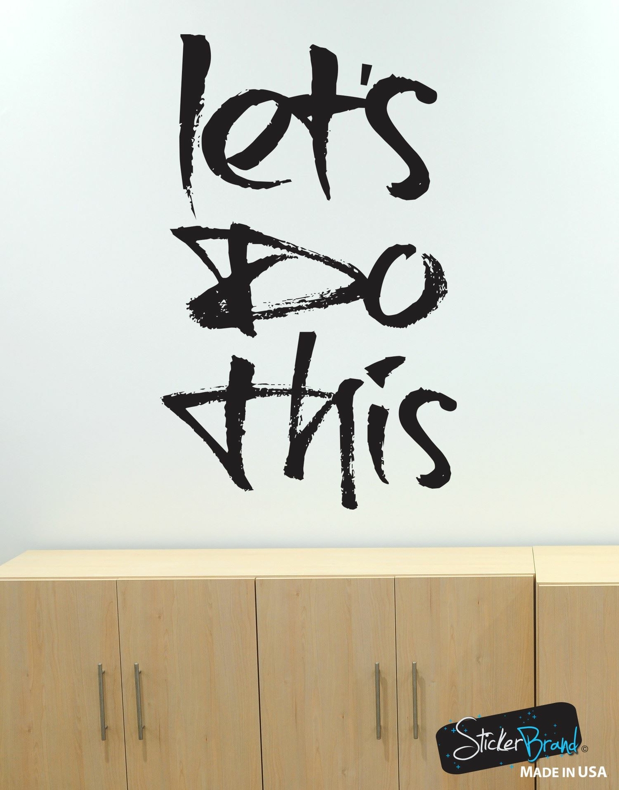 Let’s Do This Motivational Quote Vinyl Wall Decal Sticker #6060