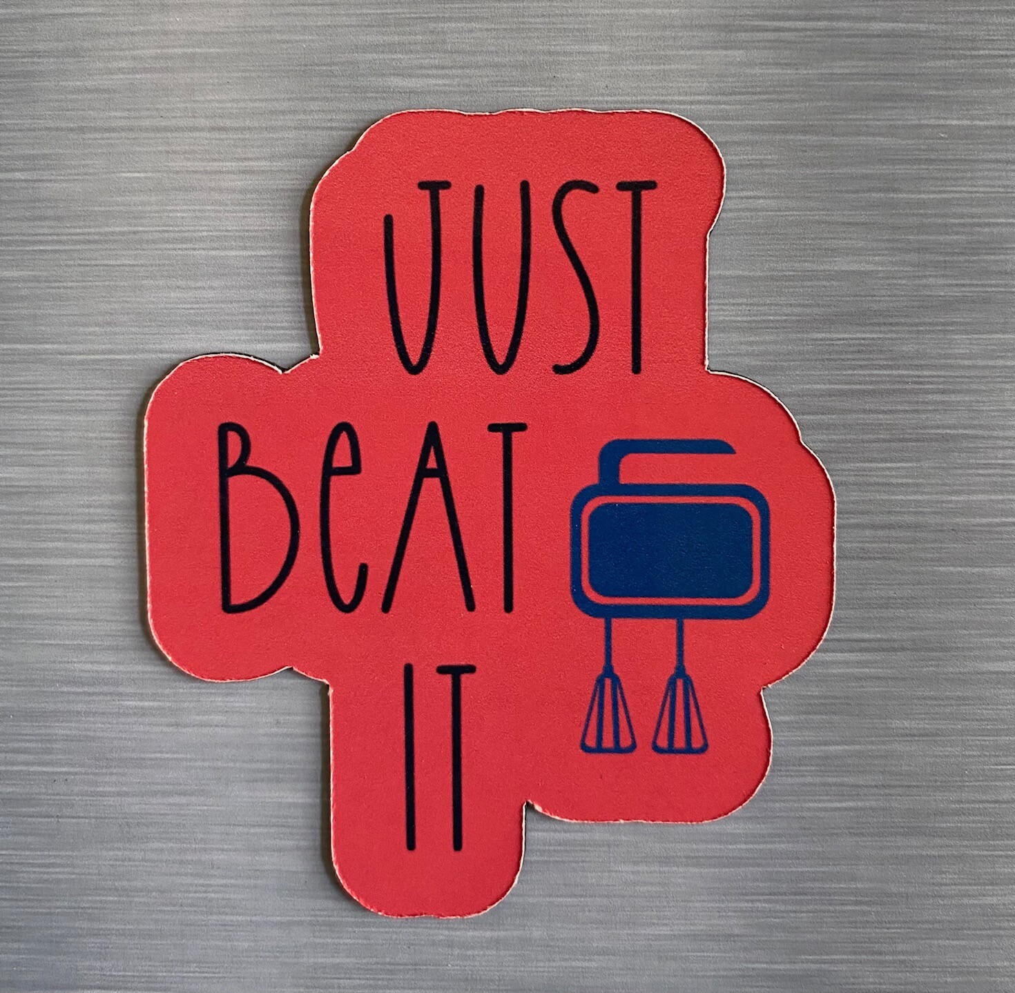 **Set of 6** Kitchen Puns Glossy Die Cut Fridge Magnets