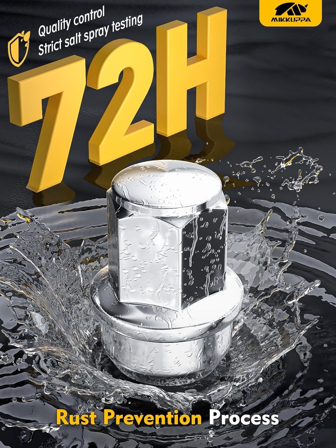 24pcs M14x1.5 F150 Lug Nuts, Chrome OEM Style Replacement for 2015-2024