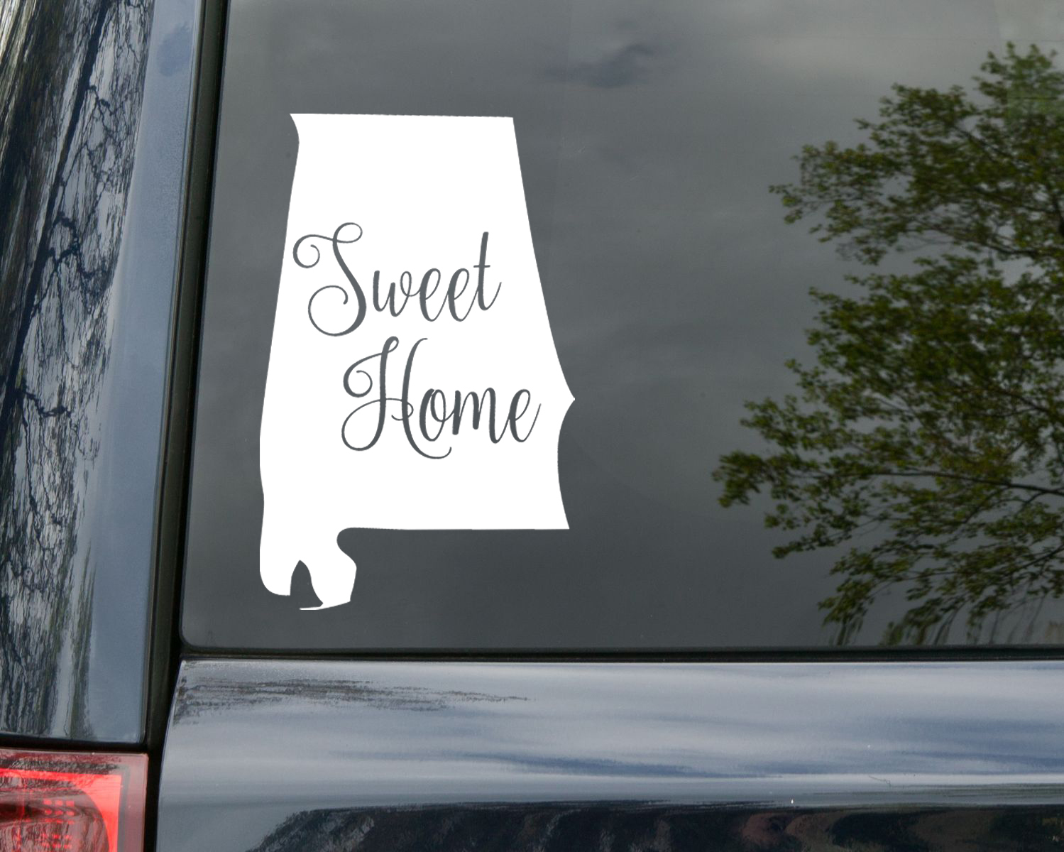 Alabama State Vinyl Decal Sticker 6" x 3.5" Sweet Home – FREE SHIPPING