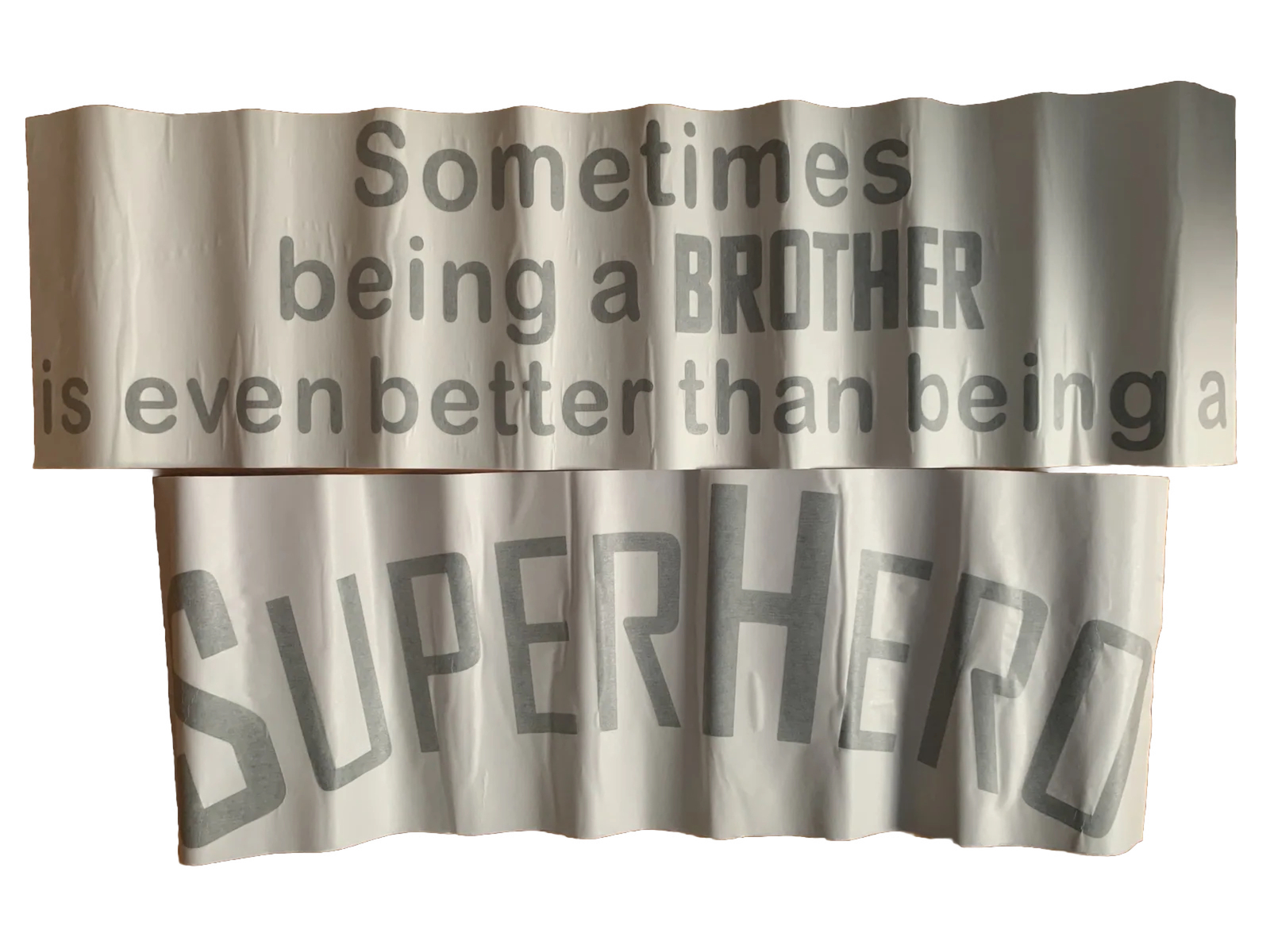 Self-Adhesive Wall decal Wall Decal Quote 29X8in “Sometimes Being A Brother. .”