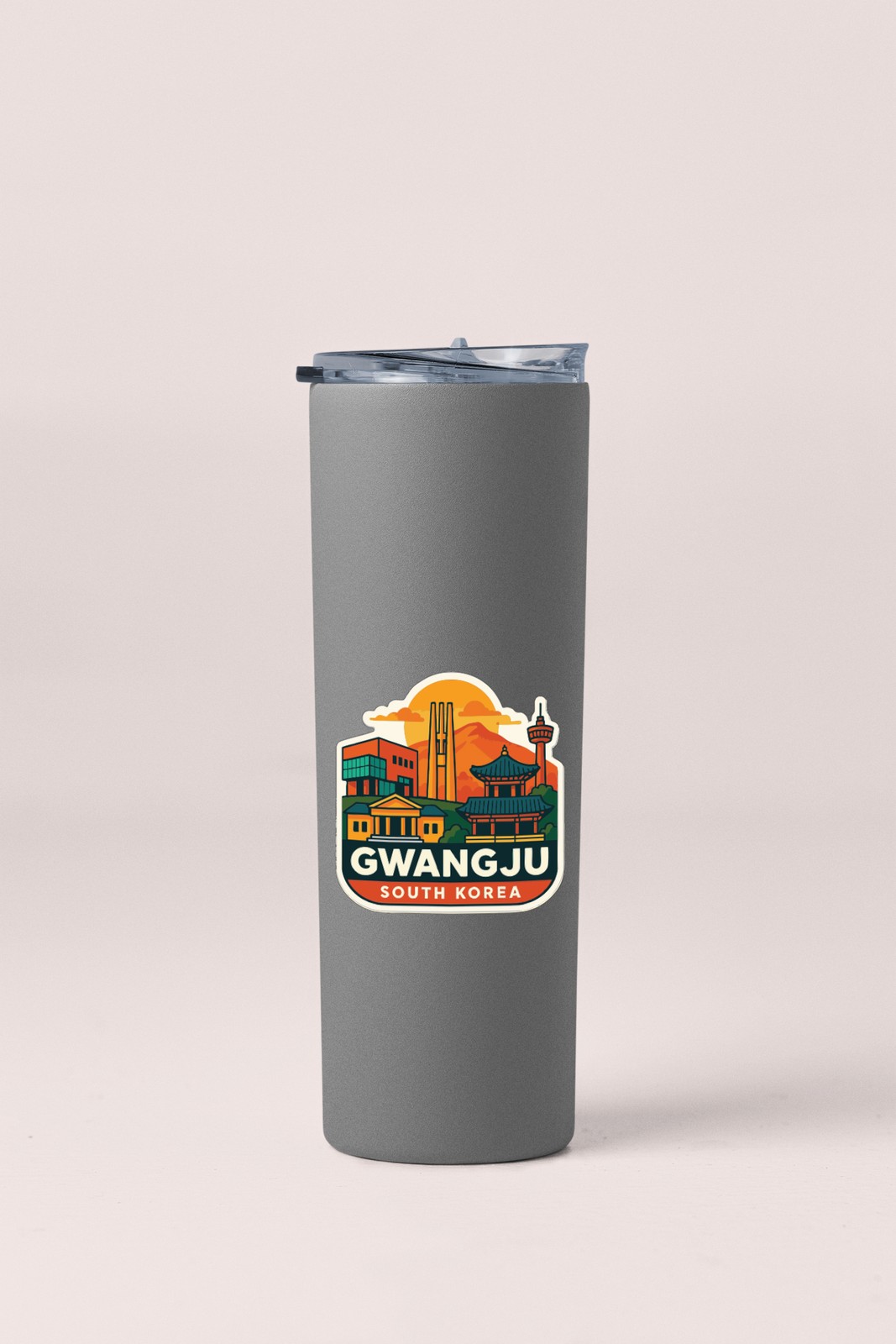 Gwangju South Korea Sticker Decal Vinyl Die-Cut City Skyline Landmark Design