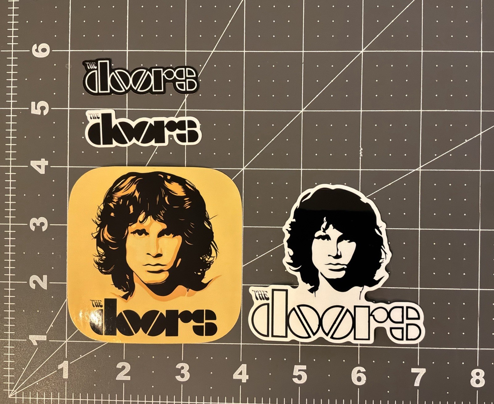 The Doors Stickers 4 Sticker Lot 2