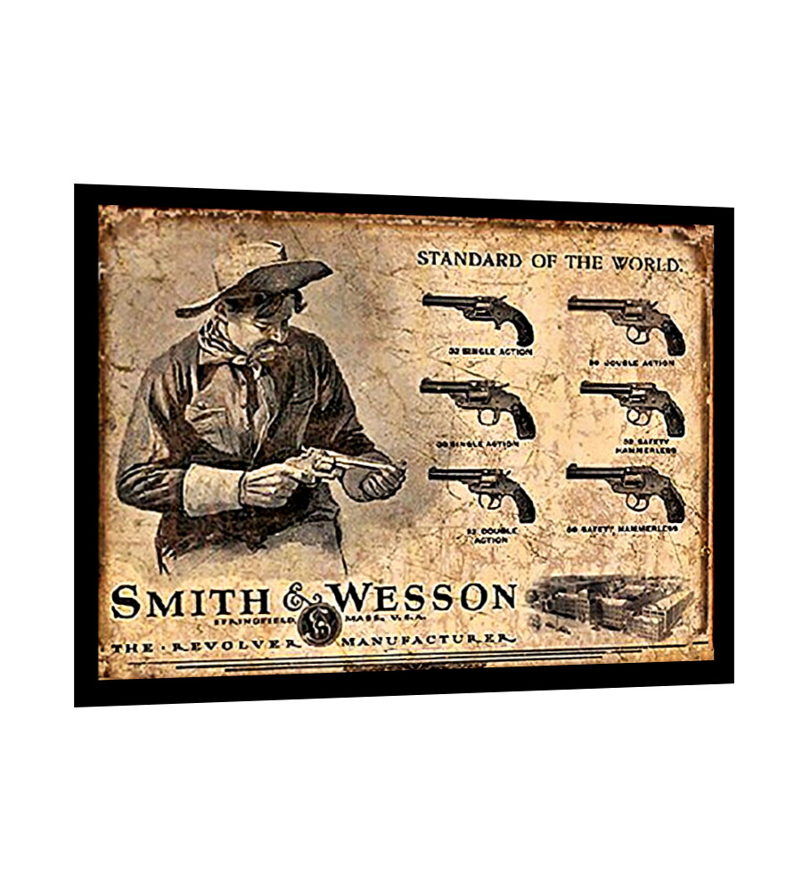 Smith & Wesson Guns Firearms Big Game Ammunition Sign Sticker 4 SIZES