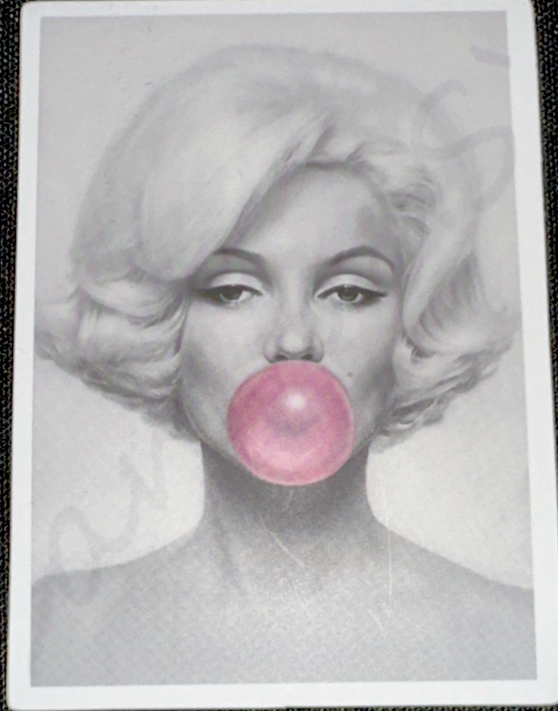 MARILYN MONROE STICKER✨💋🍬🌸🍬💋✨2 3/4” X 2”✨Bubblegum✨SEXY & Beautiful✨🩷💫