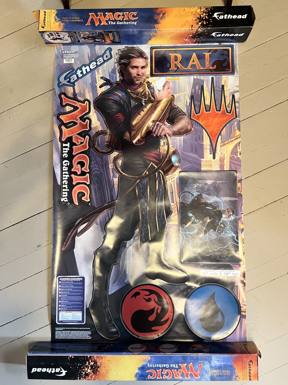 Magic The Gathering Wall Sticker Sheet- Moveable, Reusable & Wall Safe. x4 Sets