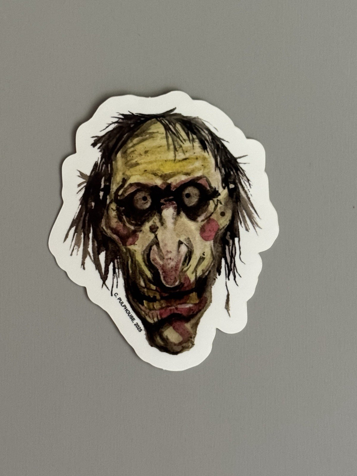 Halloween Witch Creep Sticker