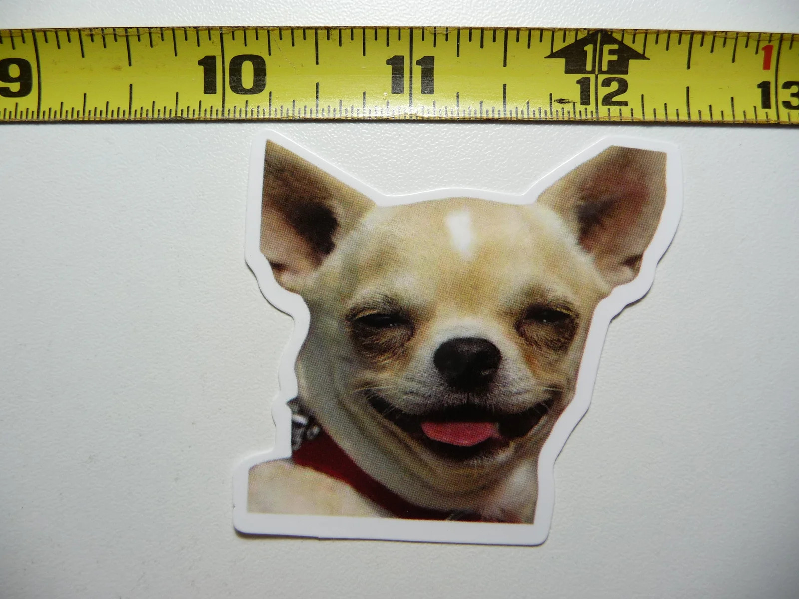 SUNTAN TIME CHIHUAHUA FUNNY SMALL STICKER DECAL CUT PET DOG PUPPY FUN