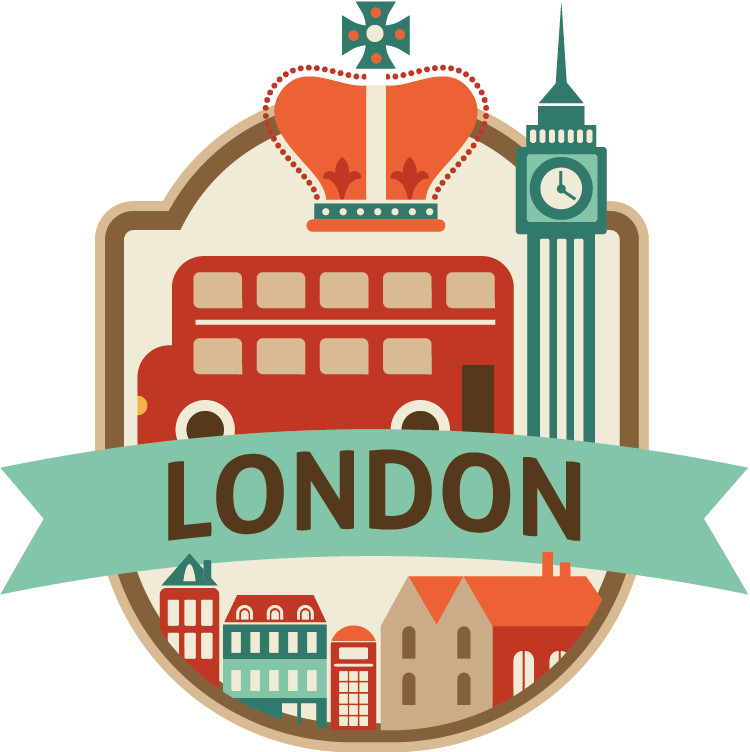 United Kingdom London Car Bumper Sticker Decal