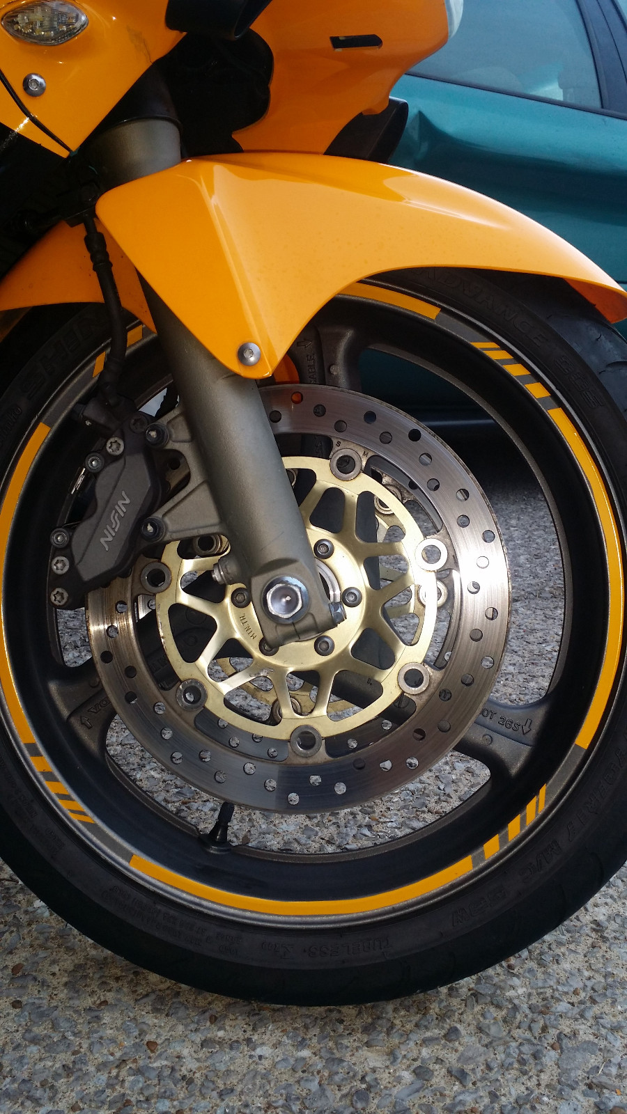 CUSTOM MOTORCYCLE RIM STRIPE WHEEL DECAL TAPE KAWASAKI NINJA EX250 EX500 ZZR600