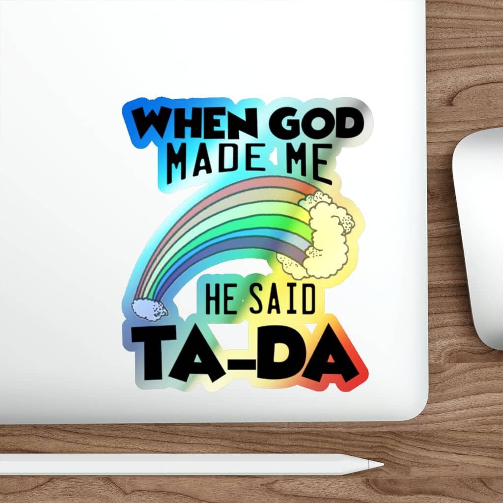 Holographic Stickers "Ta-Da"