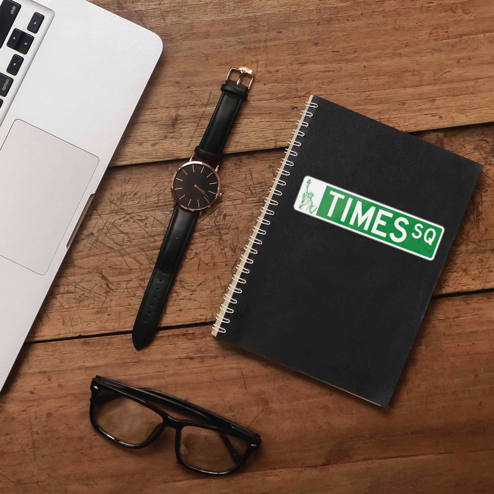Times Square New York City Street Sign Sticker – NYC Decal for Laptop