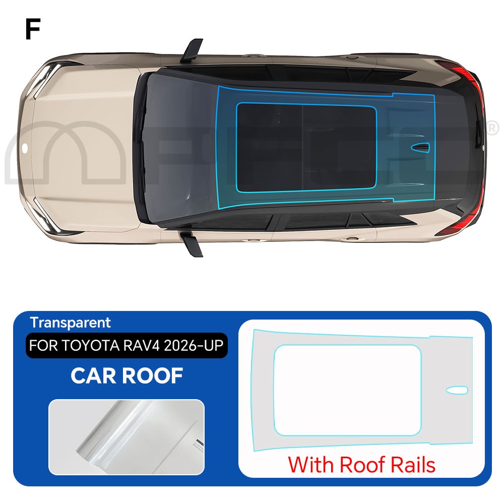Full Car For Toyota Rav4 2026 Precut Paint Protection Film Clear Gloss PPF TPU