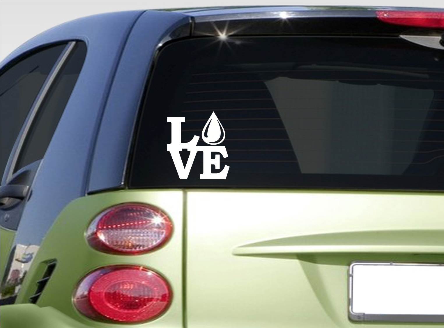 Love oil sticker decal *f439* essential oil oregano lavender drill well