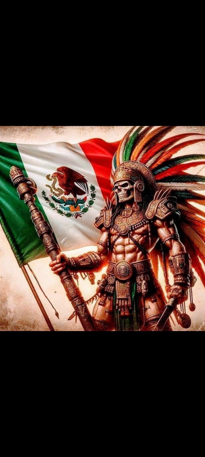 AZTEC WARRIOR VYNIL STICKER 2.5 X 2.5