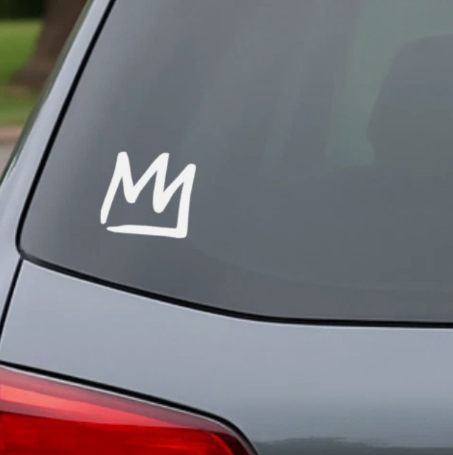 Mammoth Crown Vinyl Decal Sticker Windows – Car Truck Laptop – Optional Keychain