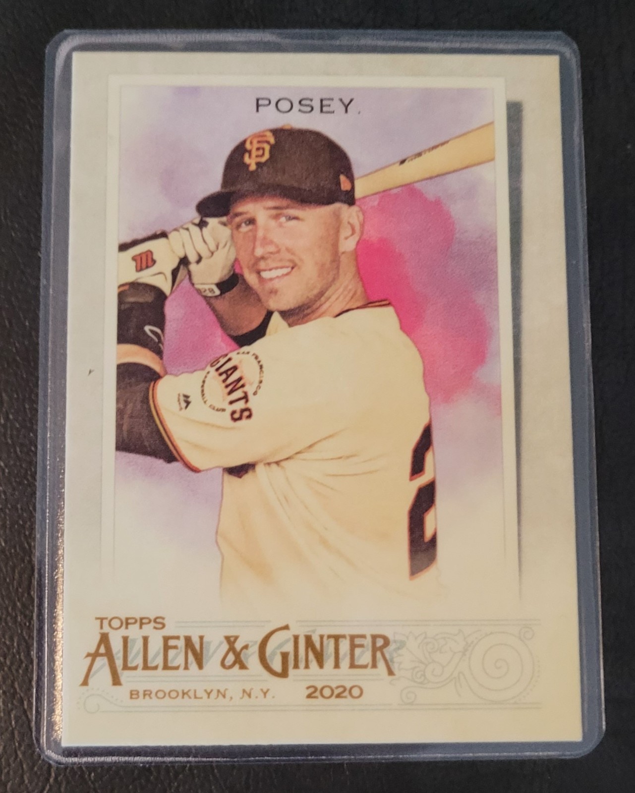 Buster Posey Baseball Card HOF Fridge/Locker/Cabinet Laminated Magnet