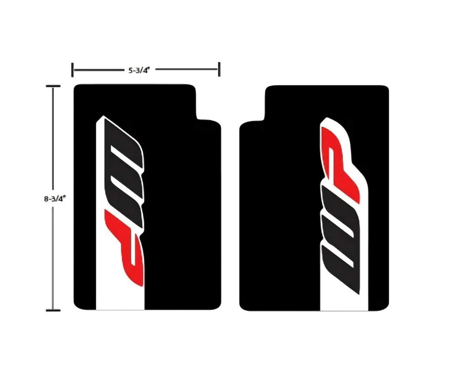 WP Suspension Bike Upper Forks Decal Stickers Graphic Set Black KTM
