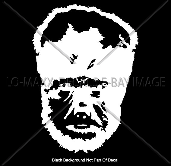 Wolfman Monster Art Spooky Cool Scary Movie Horror Classic Die Cut Vinyl Decal