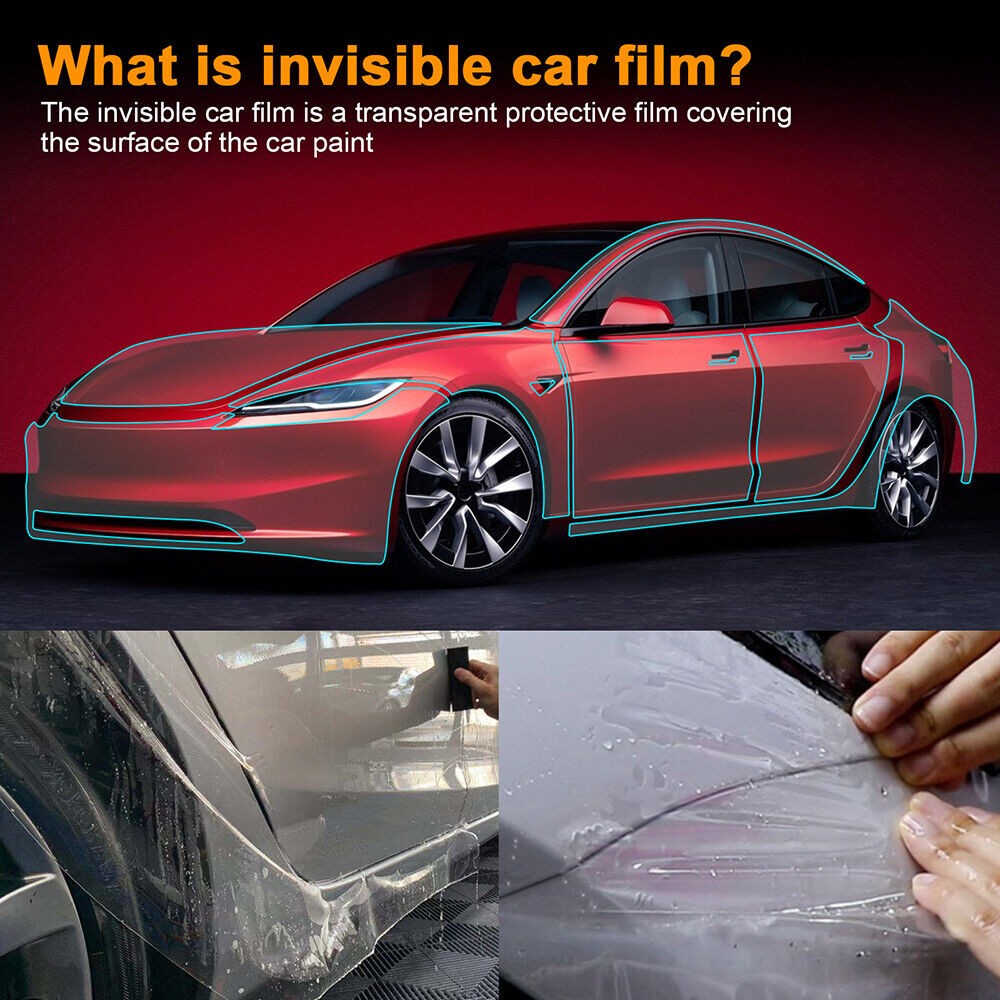 For Tesla Model 3 Highland 2024-UP Precut Paint Protection Film Clear Bra PPF