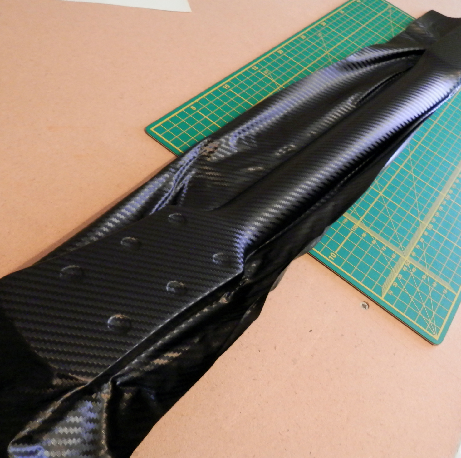 Black Carbon Fibre Vinyl Skin Wrap for Electric Guitar Air Lease Sticker DIY