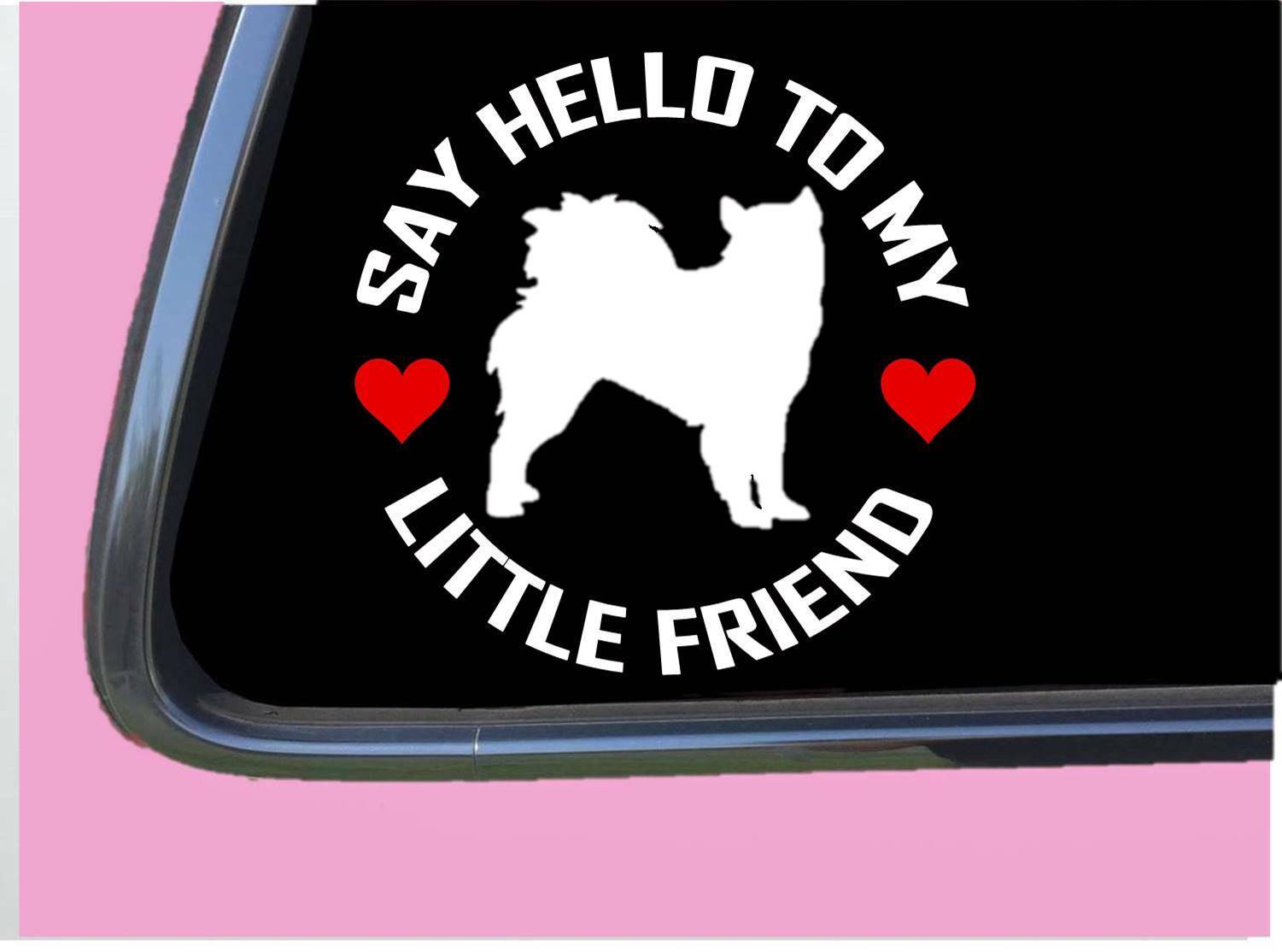 Malamute My little friend TP 976 vinyl 6" Decal Sticker husky