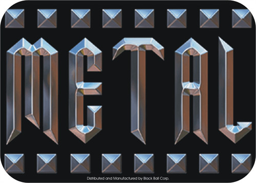 Metal – Sticker – 3 3/4" x 2 3/4"