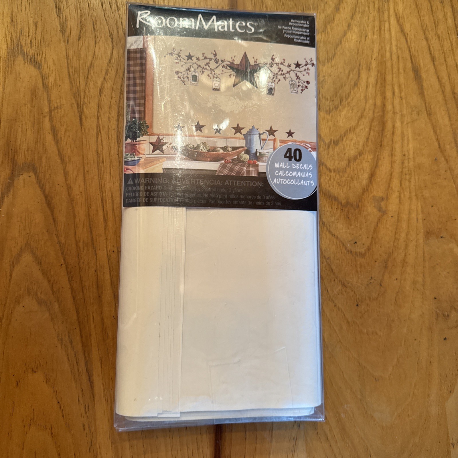 Roommates Rmk1276scs Country Stars And Berries Peel And Stick Wall Decals NIP