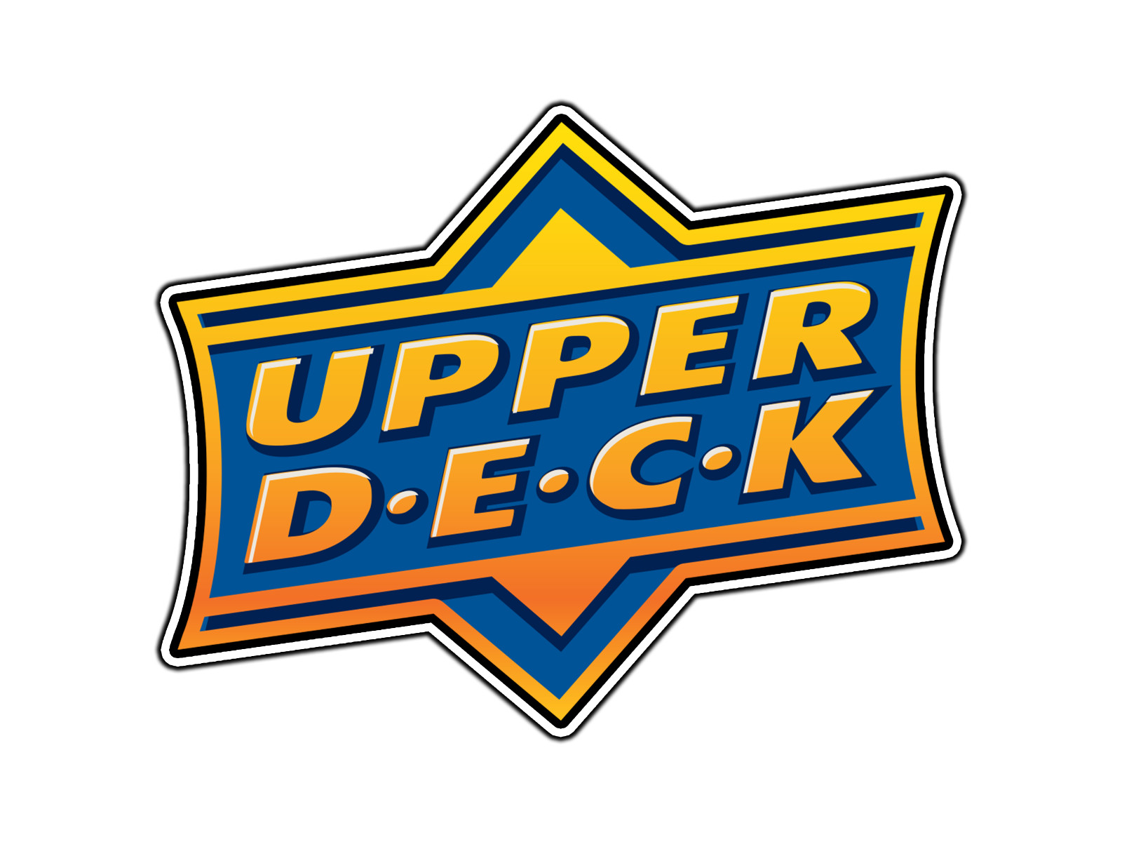 #1029 Upper Deck Logo #1 Waterproof Vinyl Sticker Decal Die-Cut
