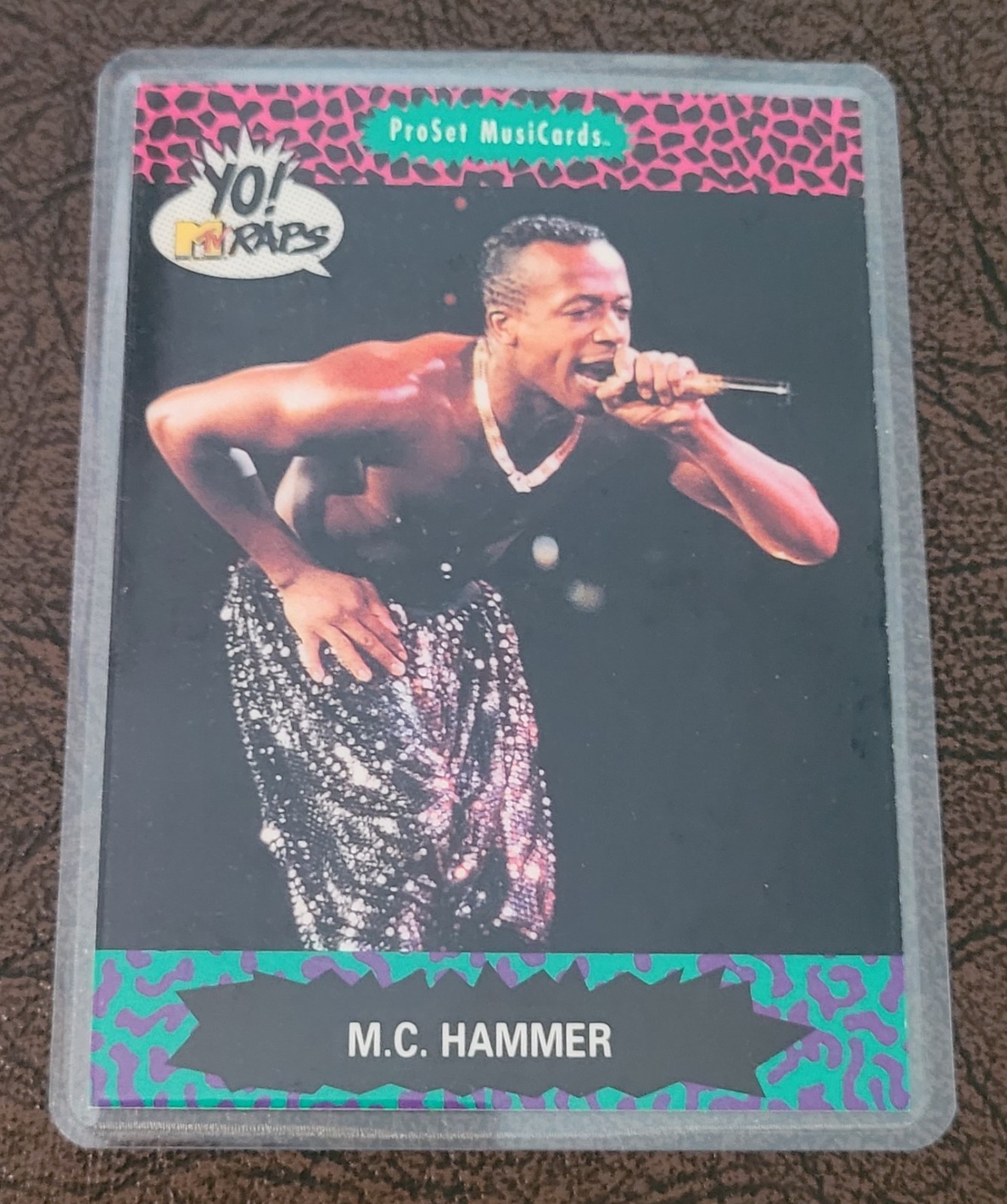 1990's ProSet Yo MTV Raps Music Cards Fridge/Locker/Cabinet Laminated Magnet