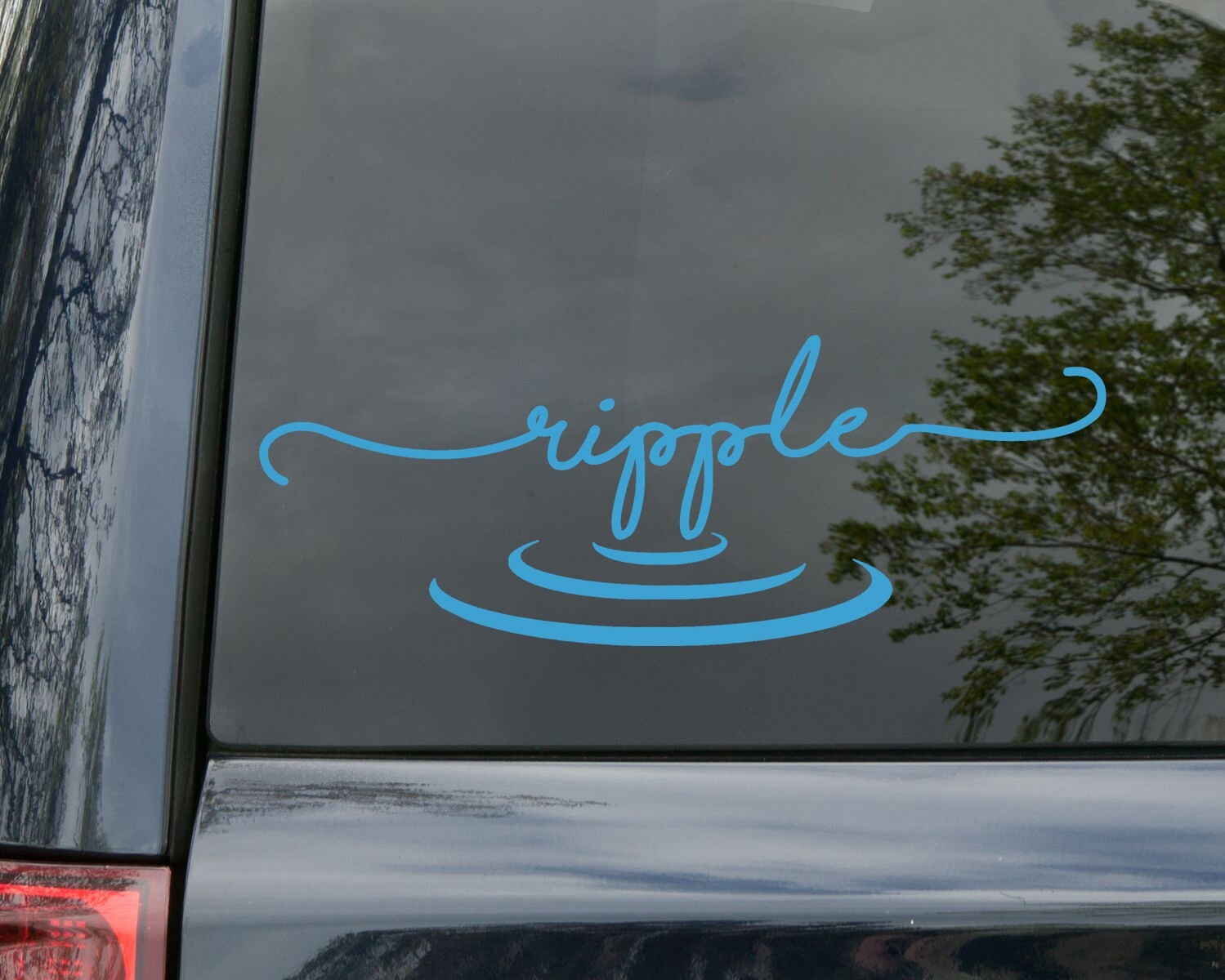 Ripple Vinyl Decal – Water Wave Zen Still Grateful Dead Jerry Garcia – Die Cut