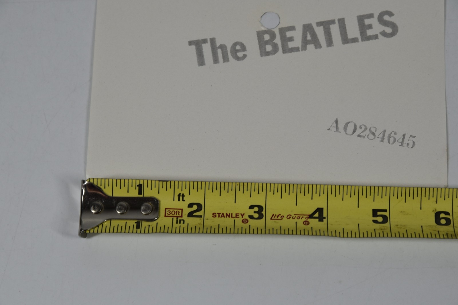 Vintage Beatles White Album Insert Cover Art 6" Art Print 45 Record Paper ONLY
