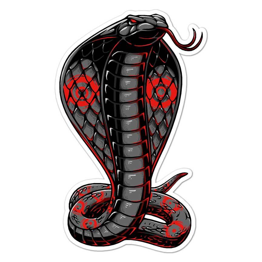 Cobra Snake Head, Vinyl Decal Sticker, Indoor Outdoor, 3 Sizes, #8518