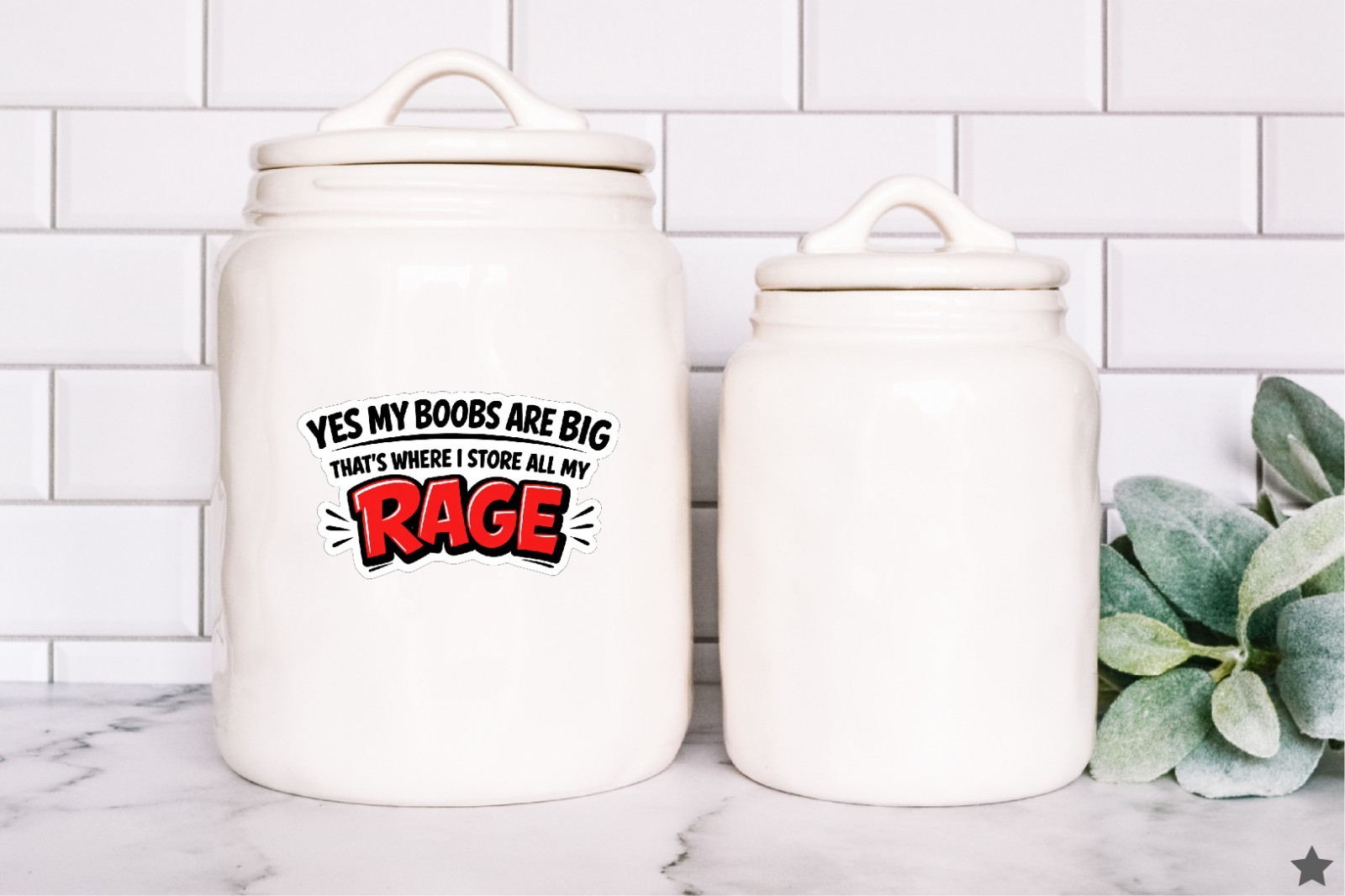 My Boobs are Big I Store My Rage Decal Sticker Funny Women Life Mom Wife Crazy