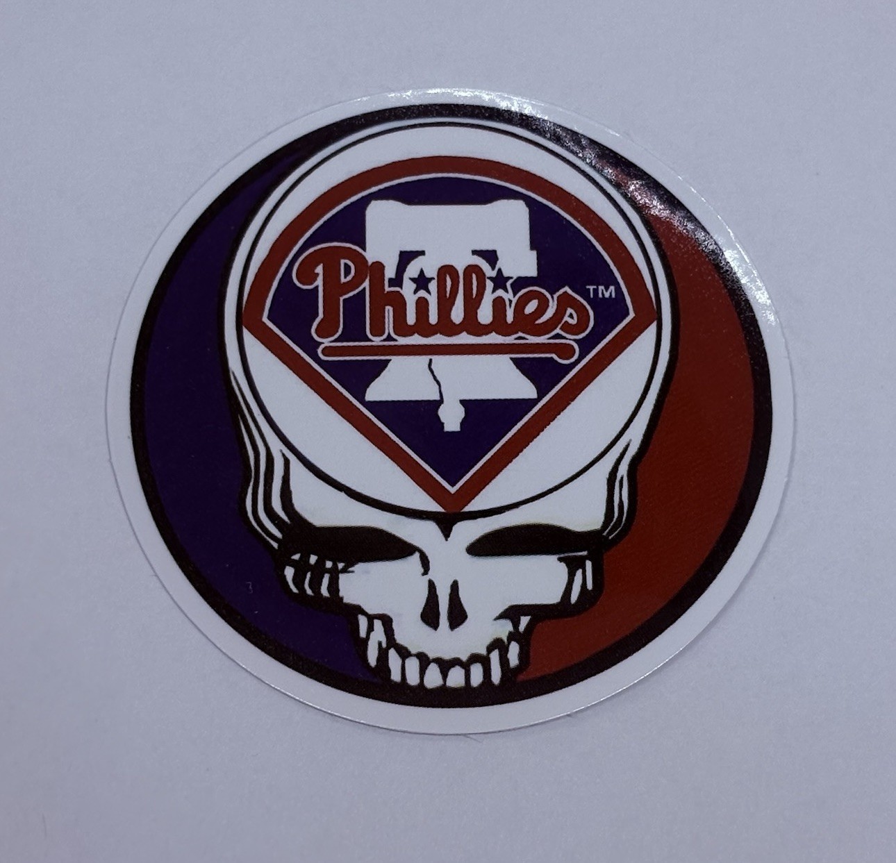 Philadelphia Phillies Baseball Sticker Sports Team Skull Art Decal Vinyl Tc9