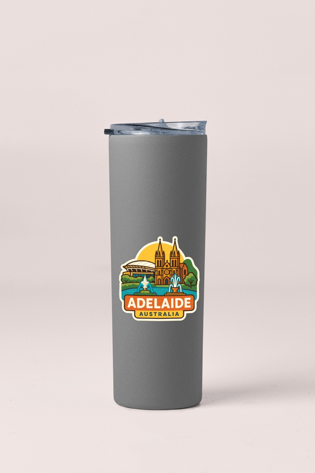 Adelaide Australia Sticker Decal Vinyl Die-Cut City Skyline Landmark Design