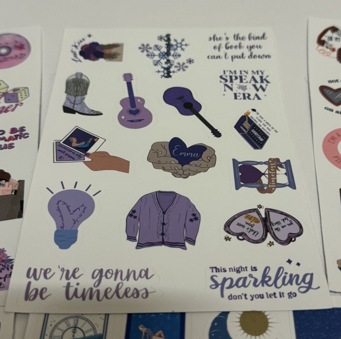 *100 Stickers!* Taylor Swift Eras Tour Music Stickers 100 Pcs W/ No duplicates!
