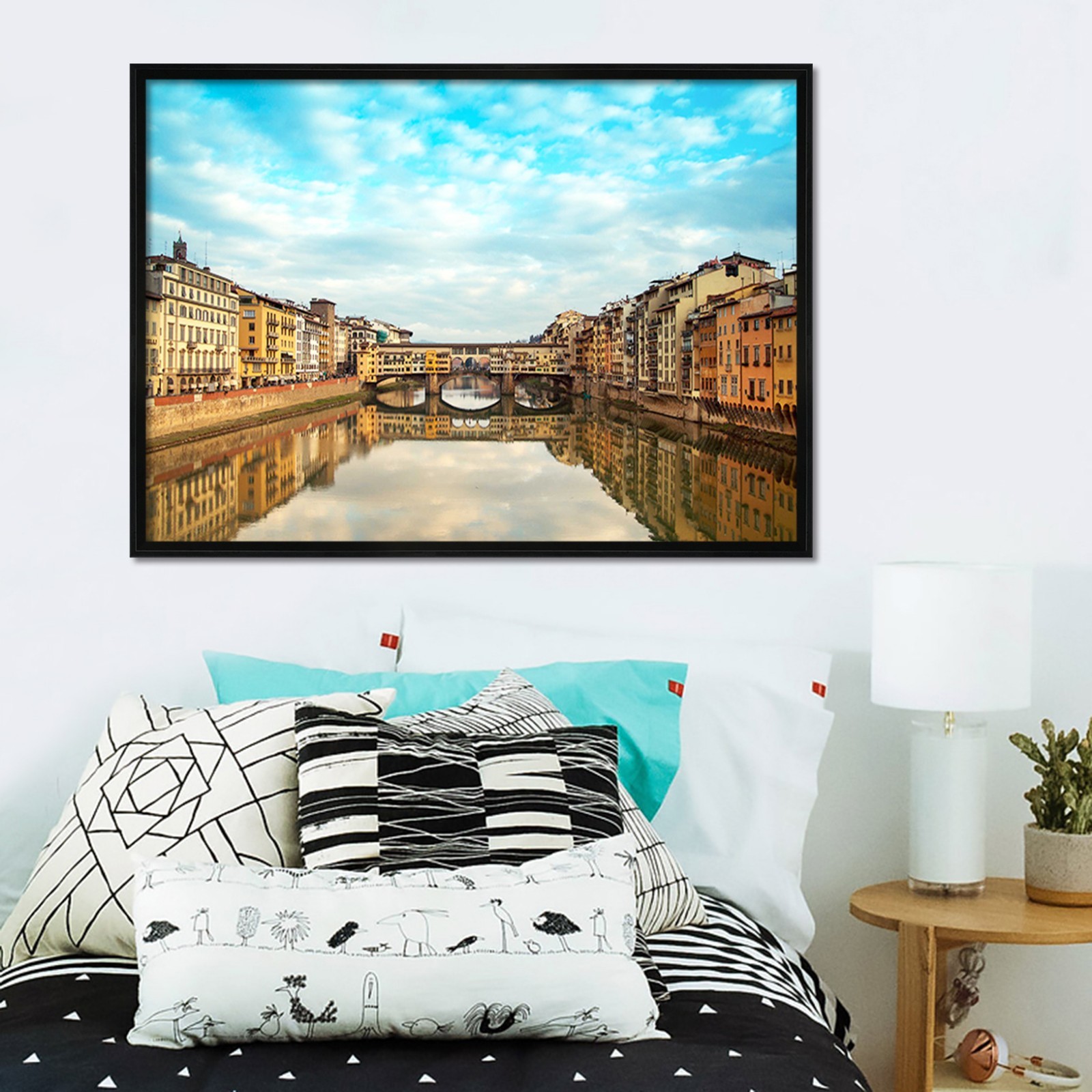 3D Venice River 42 Framed Poster Home Decor Print Painting Art AJ WALLPAPER