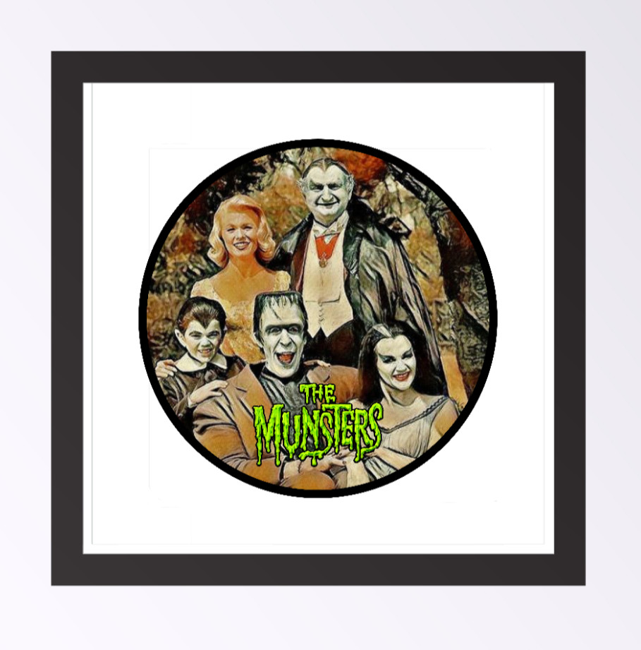 The Munsters (Color) – Classic TV – 4" Vinyl Decal Vehicle Cooler Laptop Decor