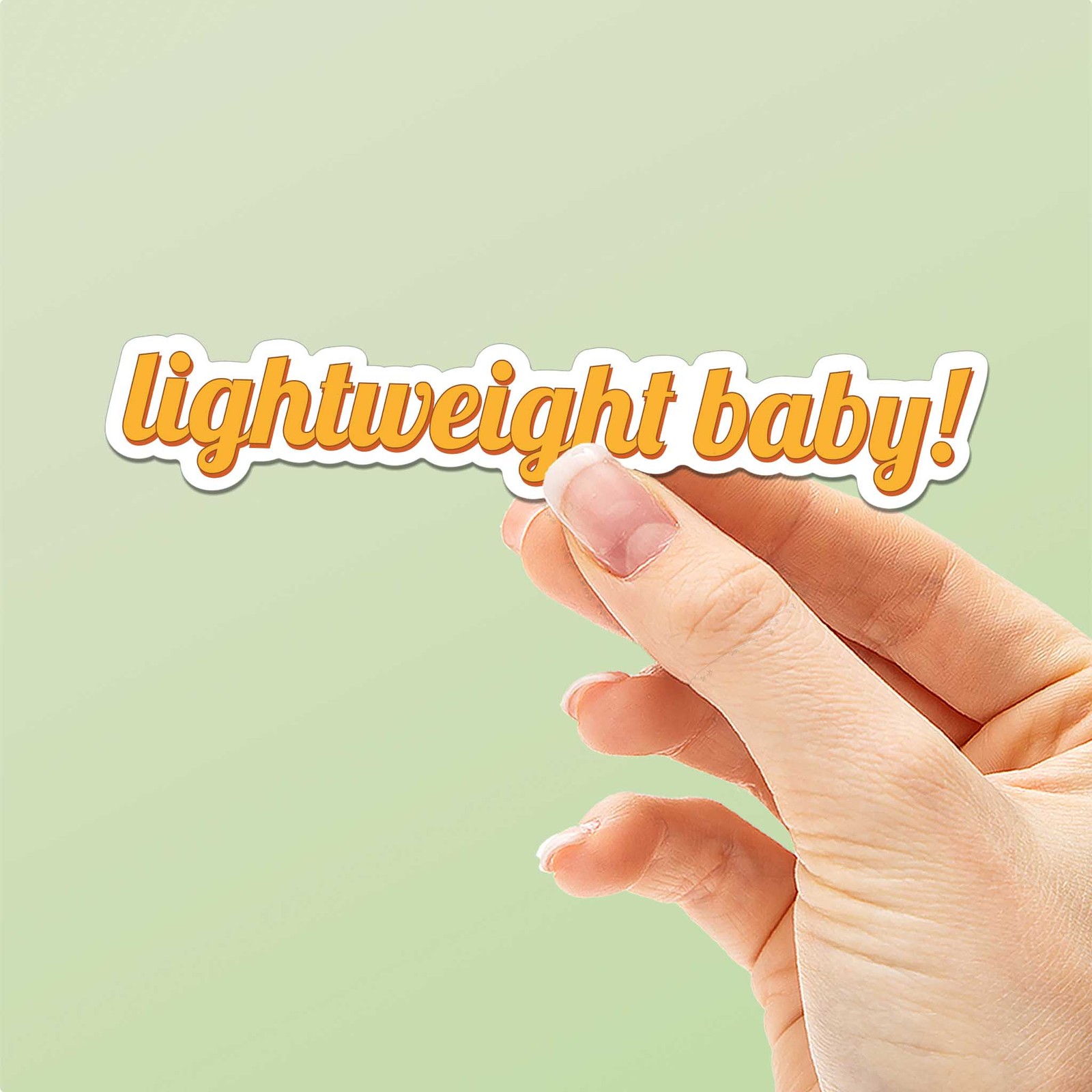 Lightweight Baby! Sticker – Funny Ronnie Coleman Quote Sticker