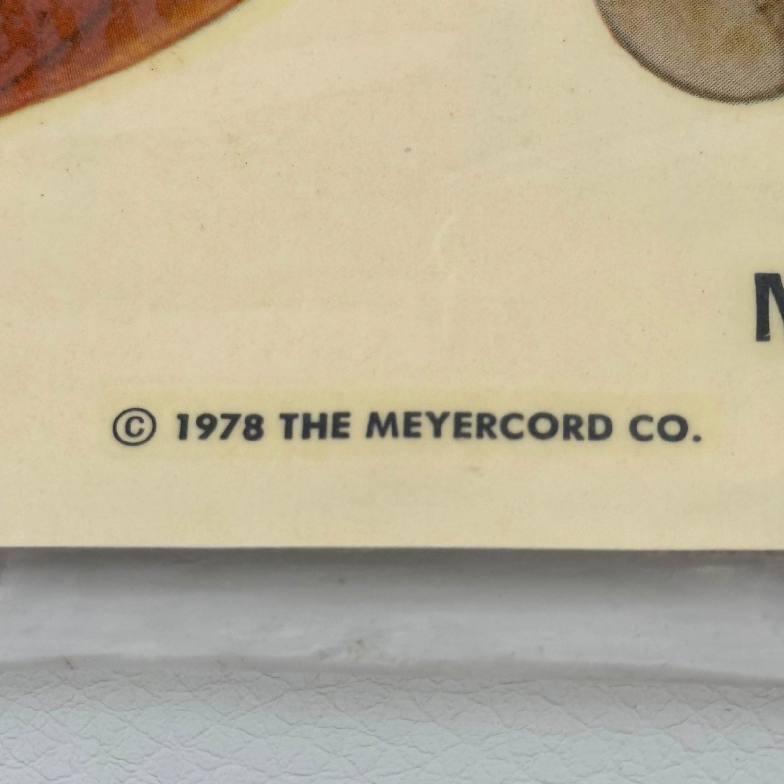 1978 Vtg Large 5" Craft Decals Mushroom Eggplant Pepper Onion Meyercord 98-A NOS
