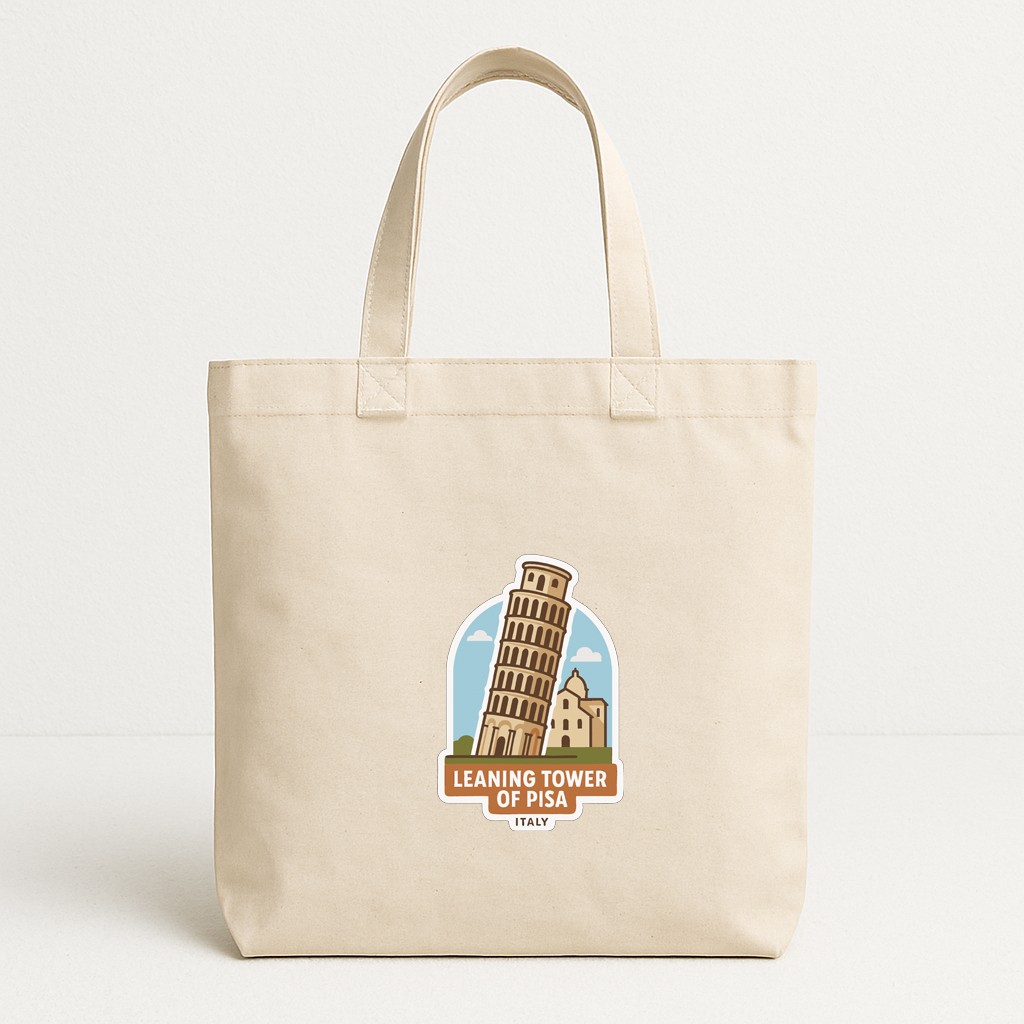 Leaning Tower of Pisa Italy Iron On Heat Transfer Vinyl HTV Die-Cut Symbolic