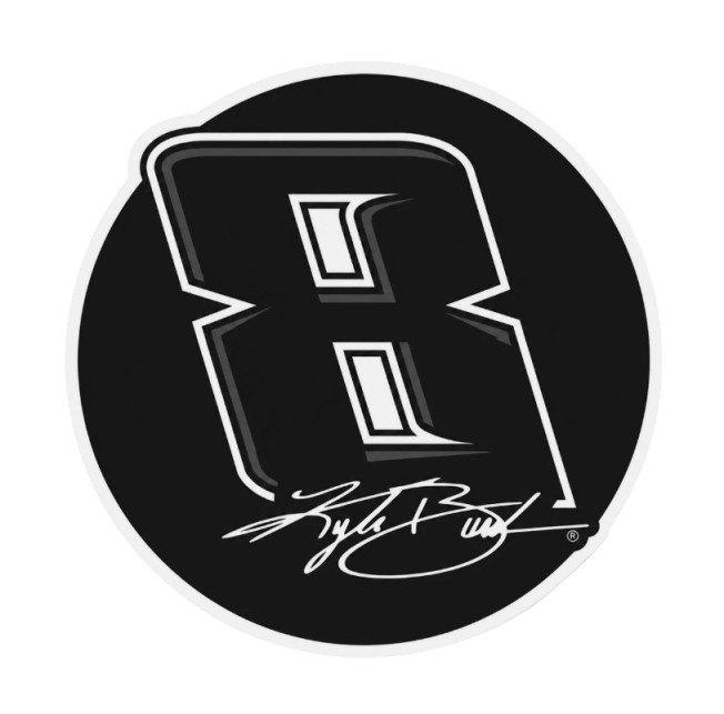 Kyle Busch Number 8 Logo Decal Sticker Car Truck Wall Mirror Phone Tumbler E