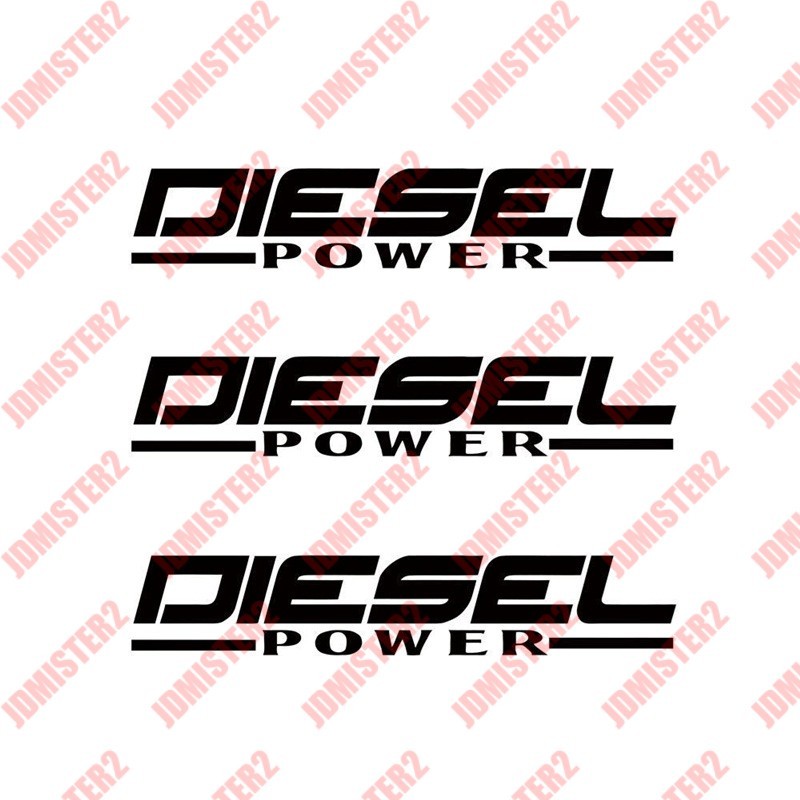 Diesel Power Decal Turbo Diesel Hood Window Body vinyl decal Sticker Super duty